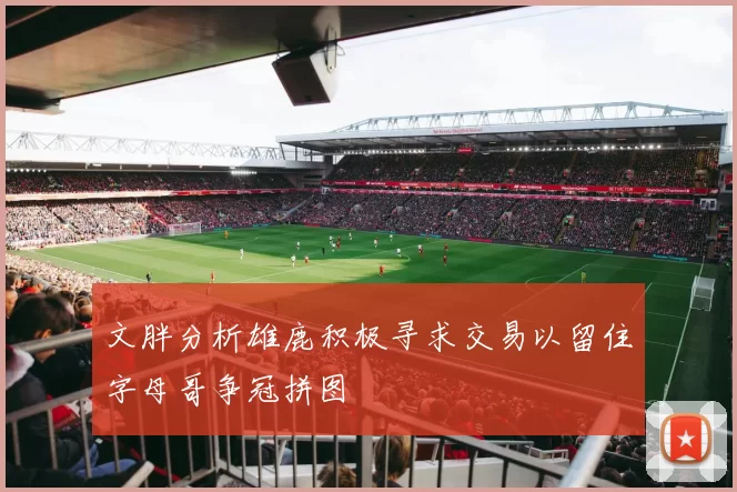 文胖分析雄鹿积极寻求交易以留住字母哥争冠拼图